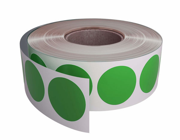 Picture of Marking Label Green Sticker Roll 50mm